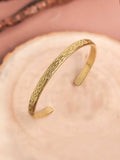 Indo Skinny Adjustable Brass Bracelet