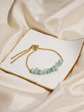 Amazonite Uncut Gemstone Bracelet