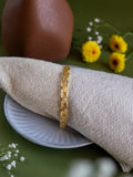 Classic Link Brass Statement Bracelet