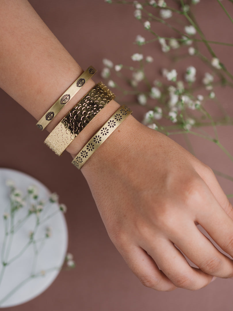 Tri Cuff - Stack of 3 Adjustable Bracelet