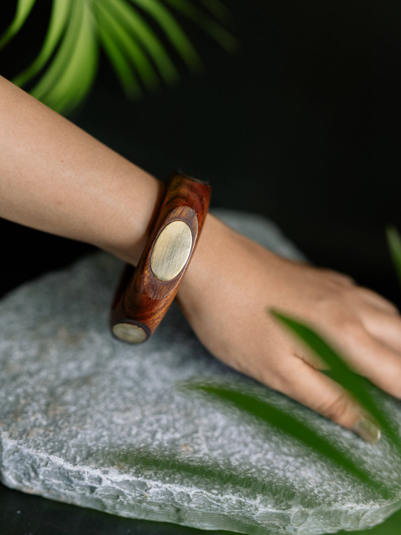 Wooden  Bangles-Stack of 3