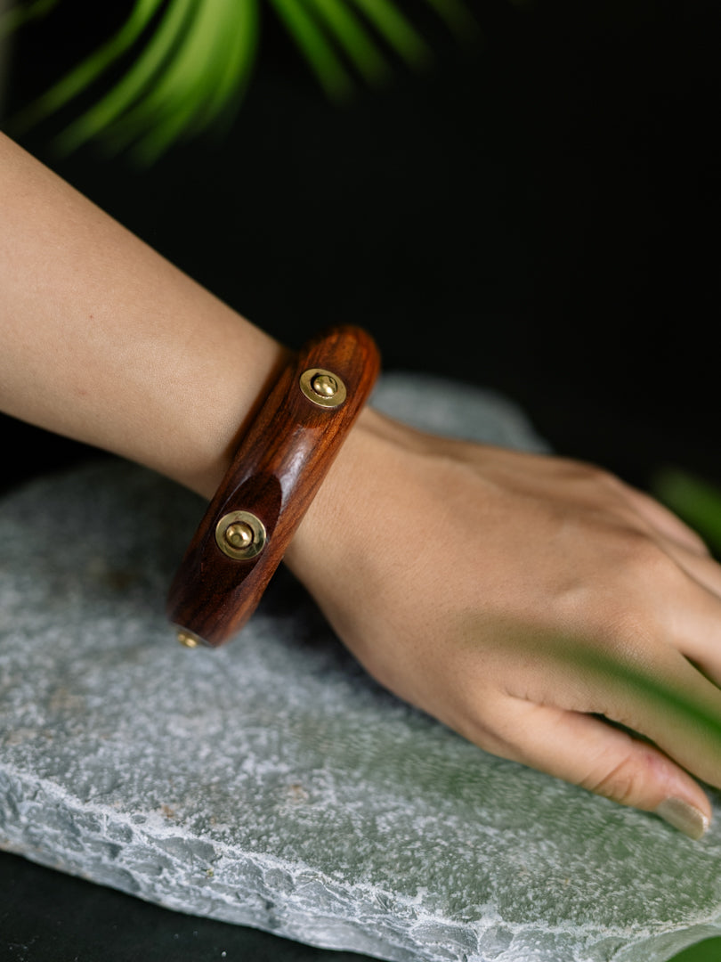 Wooden  Bangles-Stack of 3